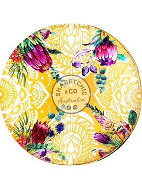 Australian Wildflowers II - Proteas - Aussie Dry Rub Transfer