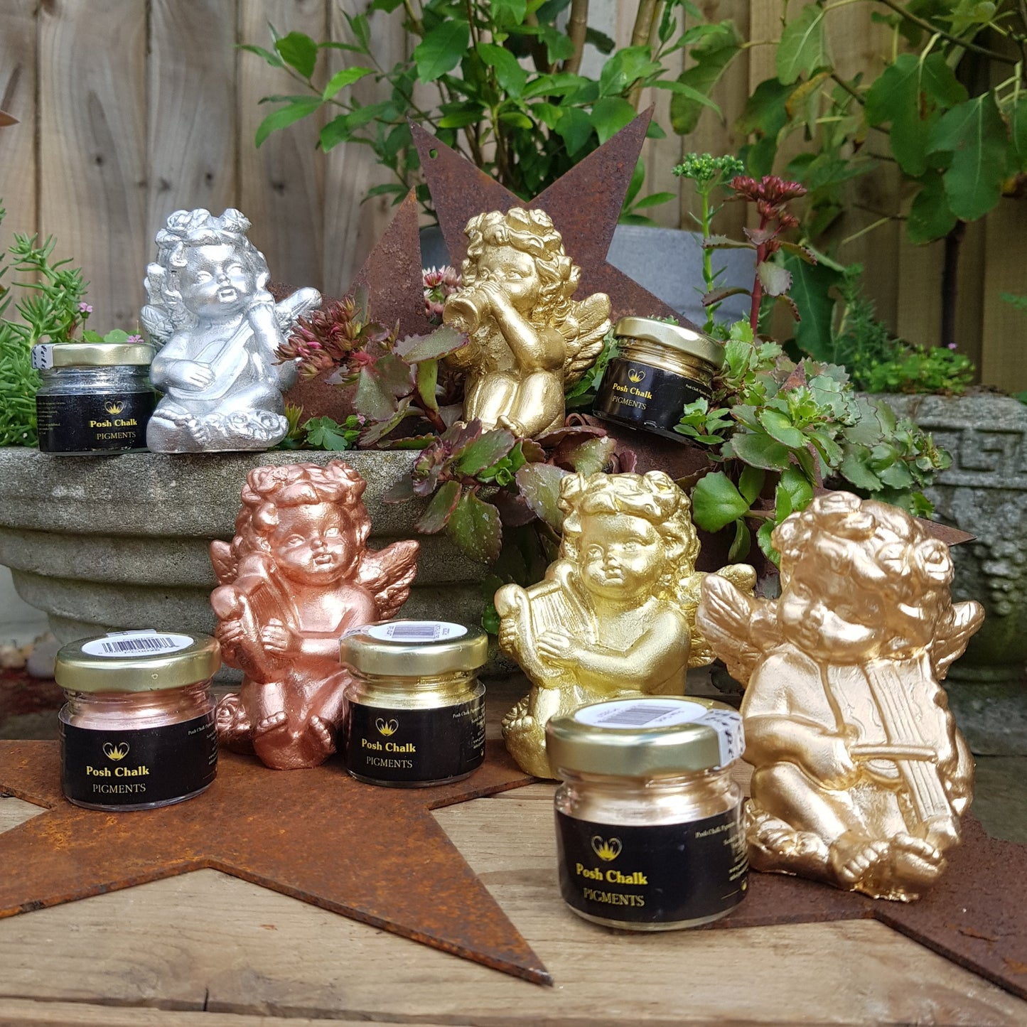 Posh Chalk Metallic Pigment Powders - Copper