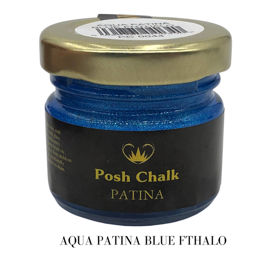 Posh Chalk Aqua Patina - Blue Fthalo