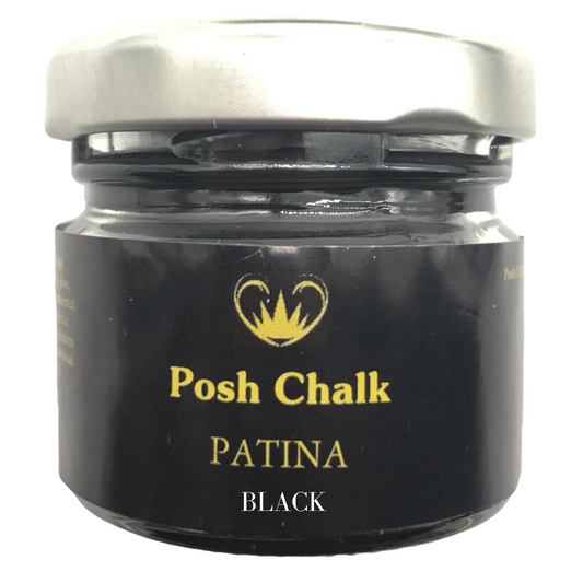 Posh Chalk Patina Shading Wax - Black