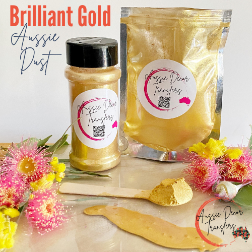 Aussie Dust Mica Powder - Brilliant Gold