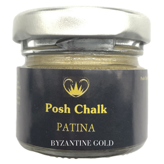 Posh Chalk Patina Shading Wax - Byzantine Gold