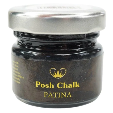 Posh Chalk Patina Shading Wax - Dark Brown