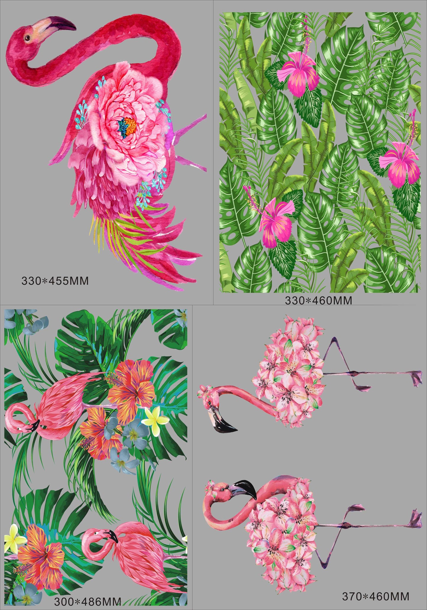 Flamingos II - Aussie Dry Rub Transfer