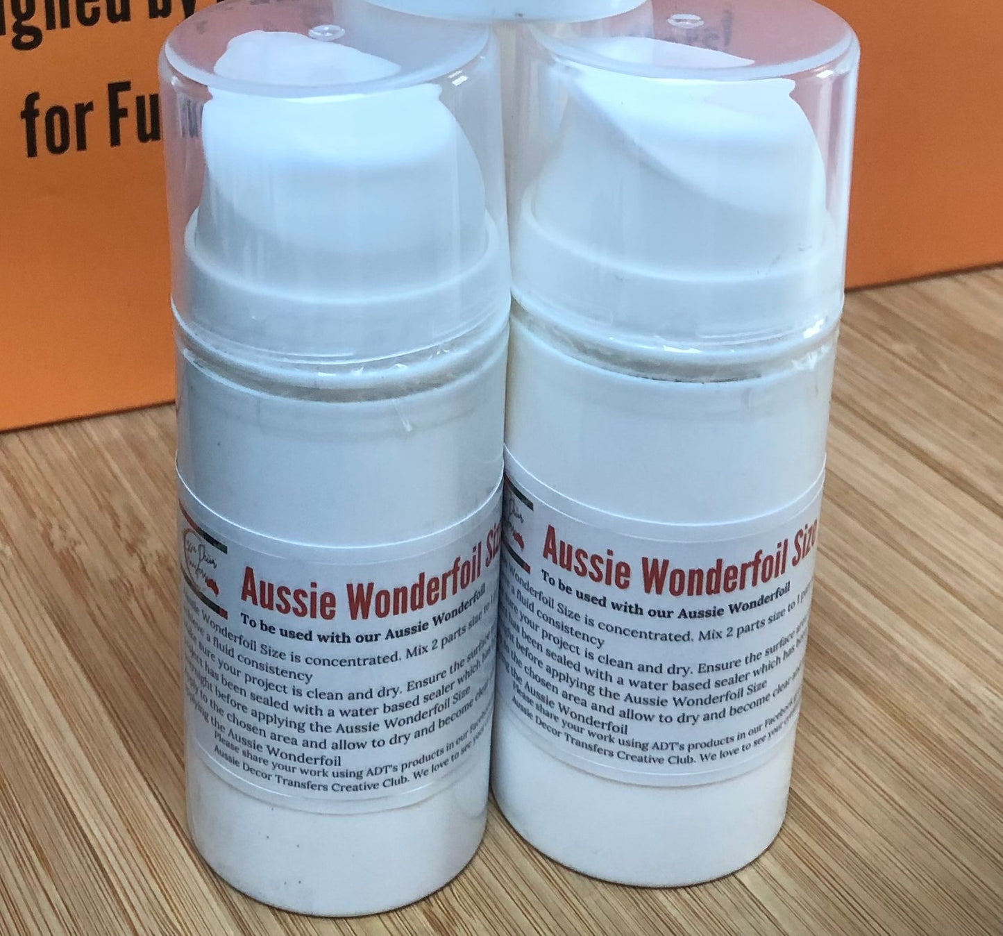 Aussie WonderFoil Size (GLUE)