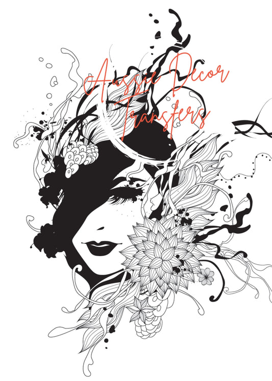 I am woman - Aussie Dry Rub Transfer