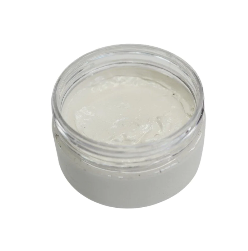 Posh Chalk Smooth Metallic Paste - White Titanium