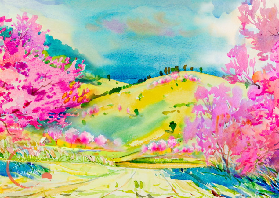 Blossom valley - Aussie luxe decoupage paper