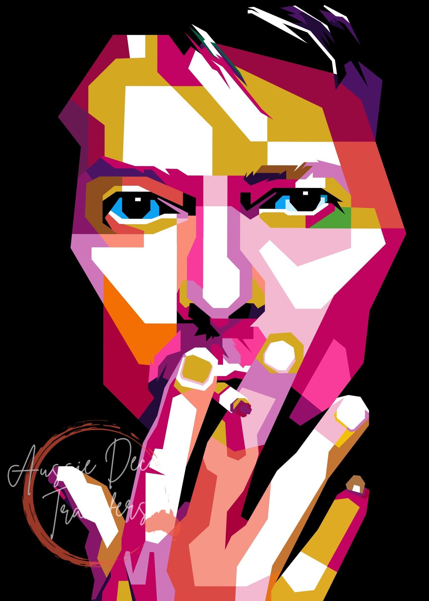 Bowie - Aussie luxe decoupage paper