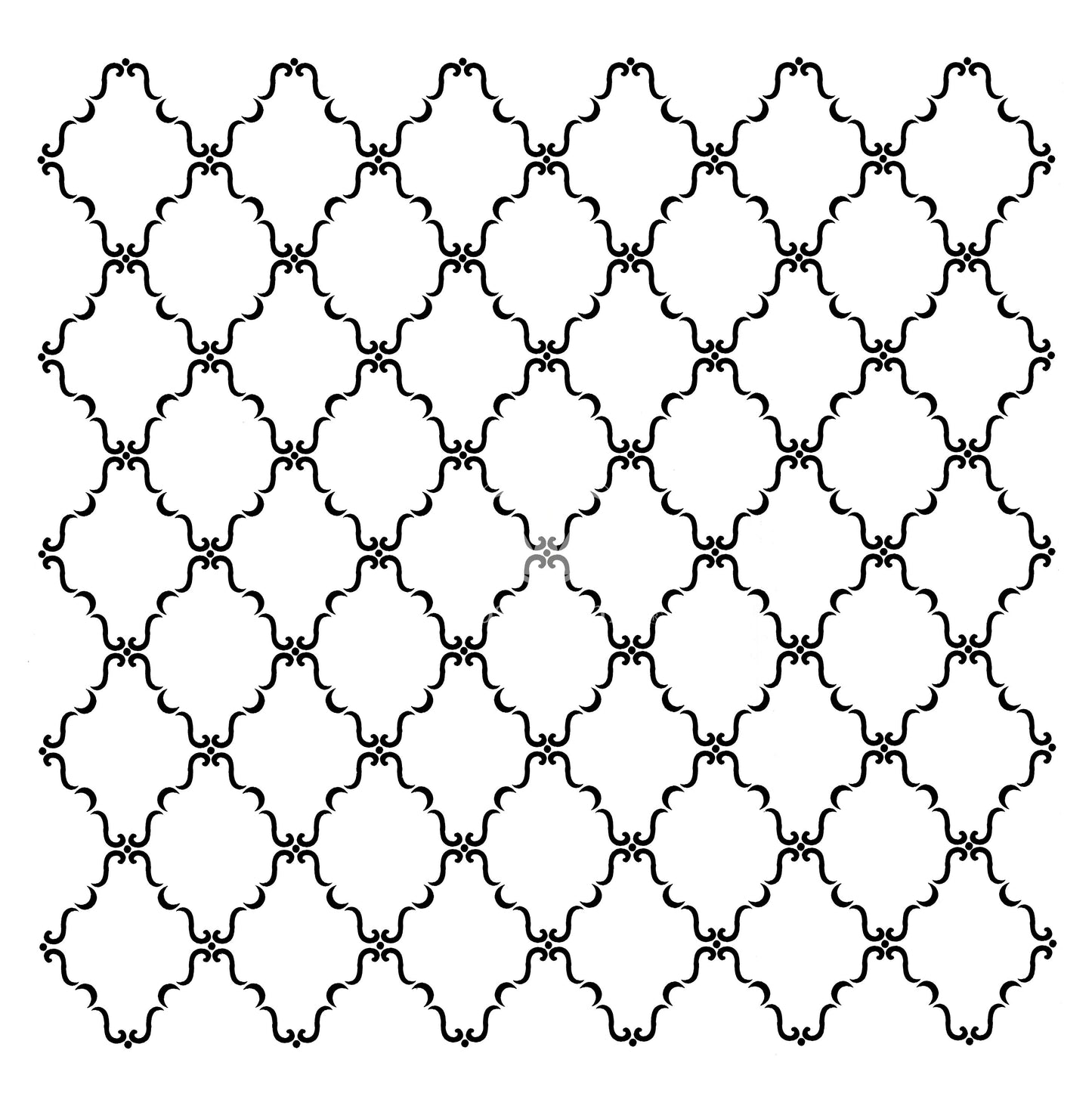Posh Chalk Stencil - Dainty Trellis