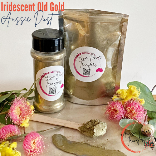 Aussie Dust Mica Powder - Iridescent Old Gold