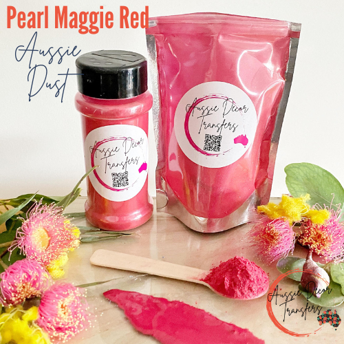 Aussie Dust Mica Powder - Pearl Maggie Red