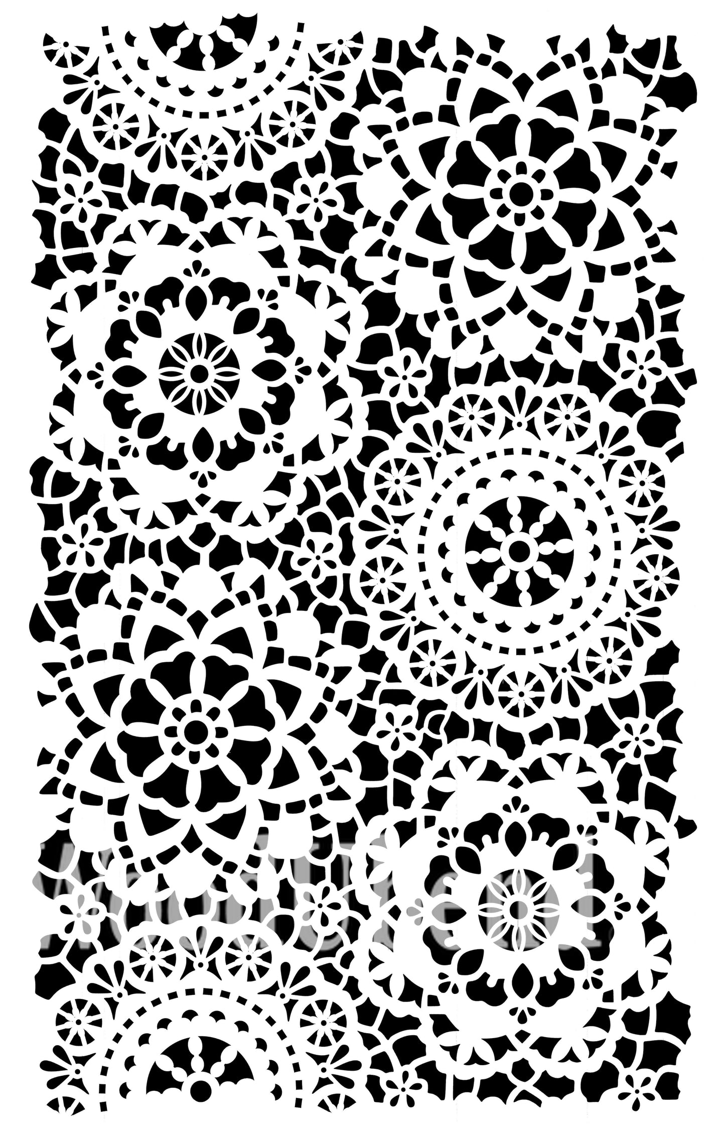 Posh Chalk Stencil - Posh Hippy Lace (35 x 49)