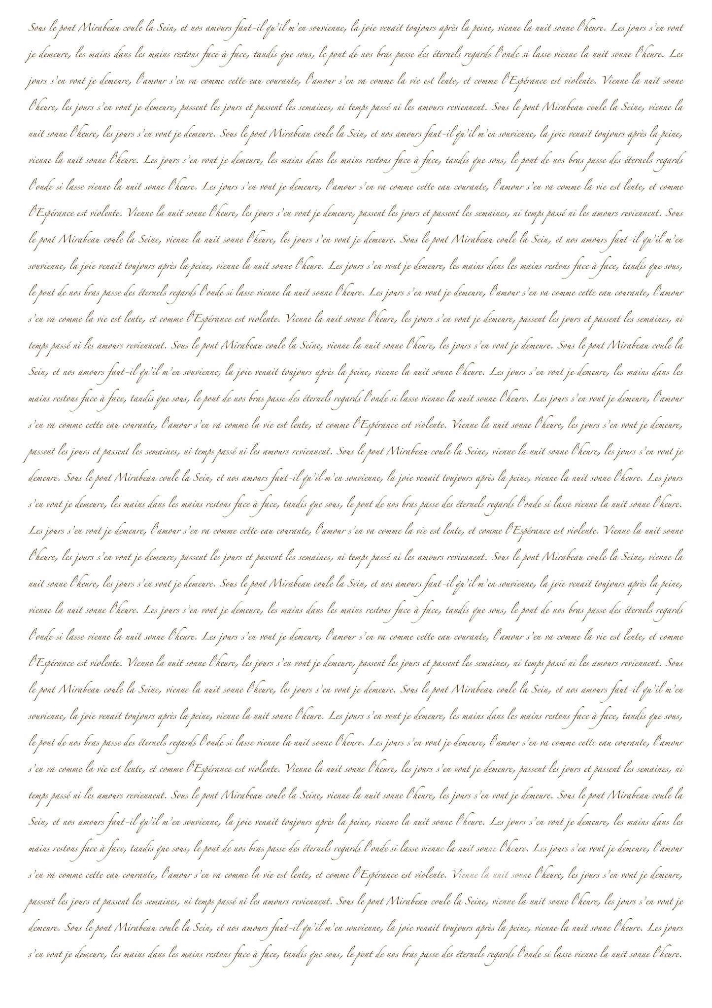 Posh Chalk Decoupage Paper - Posh Script