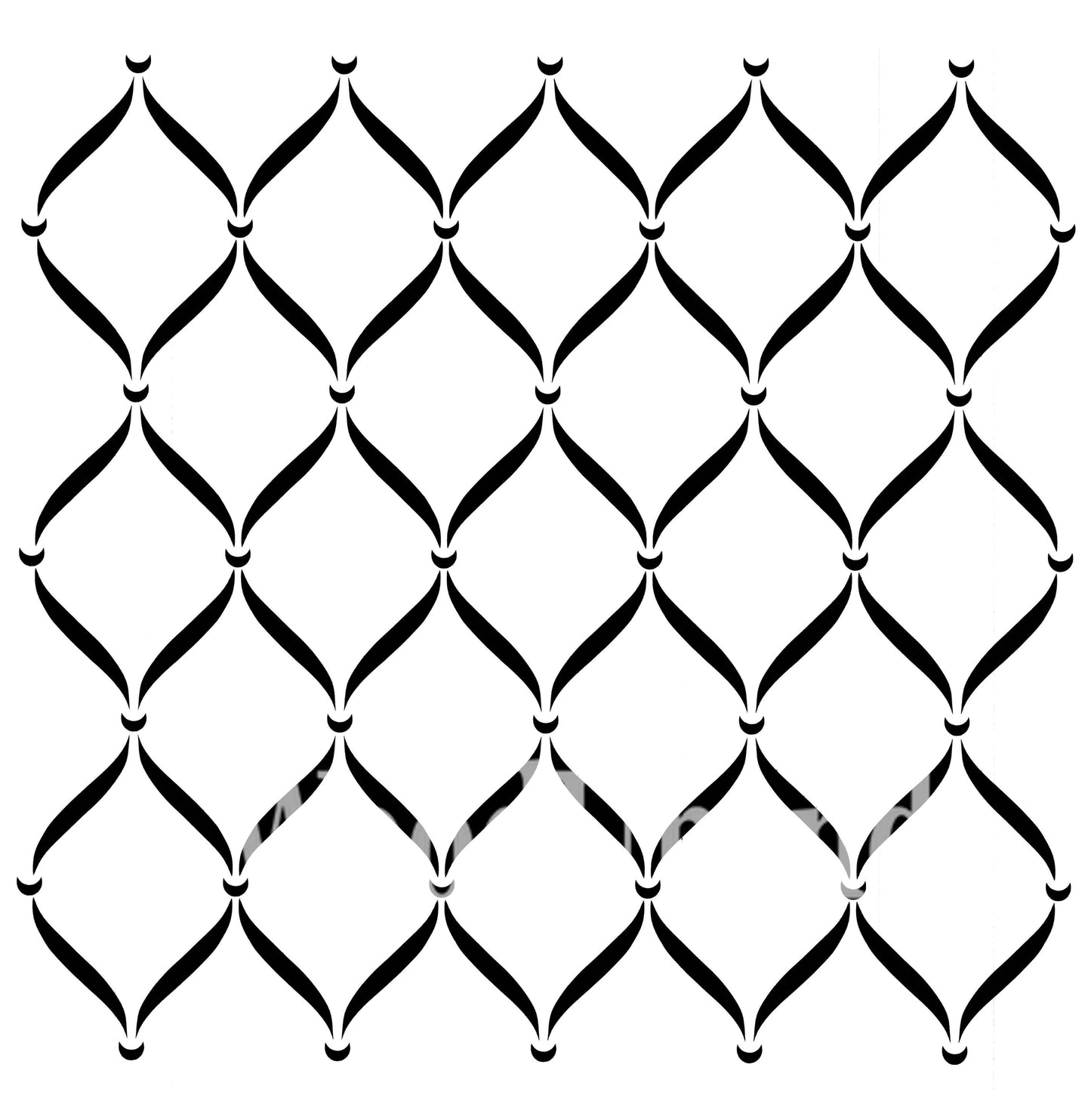 Posh Chalk Stencil - Posh Trellis