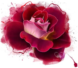 Posh Chalk Decoupage Paper - Radiant Rose