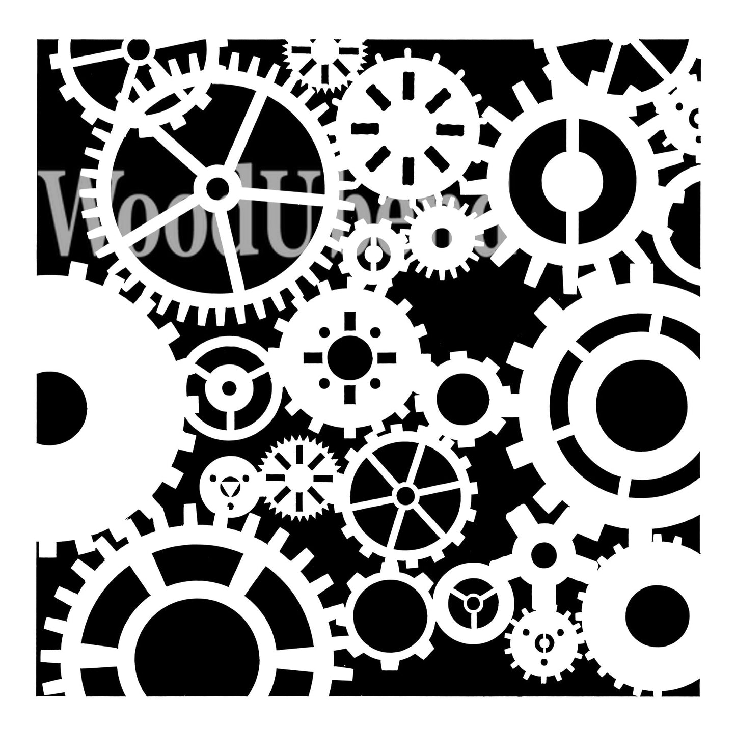 Posh Chalk Stencil - Steampunk Flair