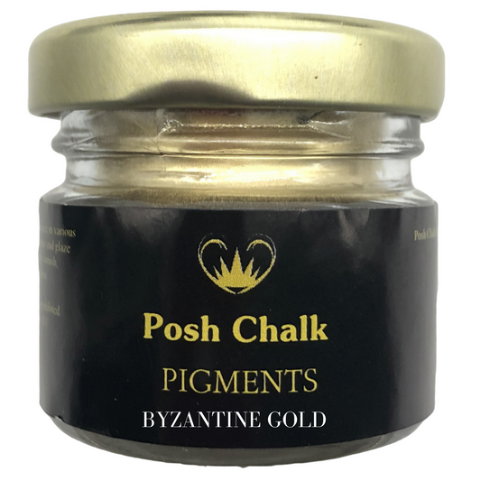 Posh Chalk Metallic Pigment Powders - Byzantine Gold