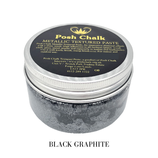 Posh Chalk Textured Paste - Black Graphite