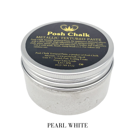 Posh Chalk Textured Paste - Pearl White