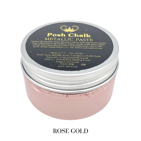 Posh Chalk Smooth Metallic Paste - Rose Gold