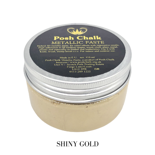 Posh Chalk Smooth Metallic Paste - Shiny Gold