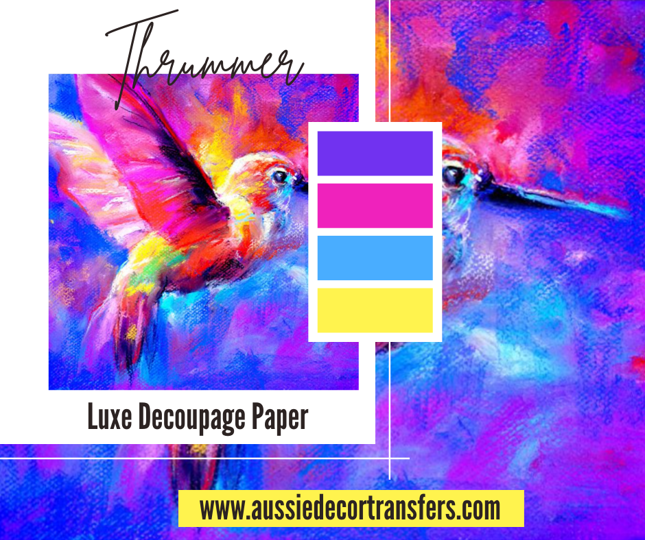 Thrummer - Aussie luxe decoupage paper