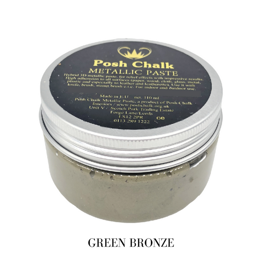 Posh Chalk Smooth Metallic Paste - Green Bronze