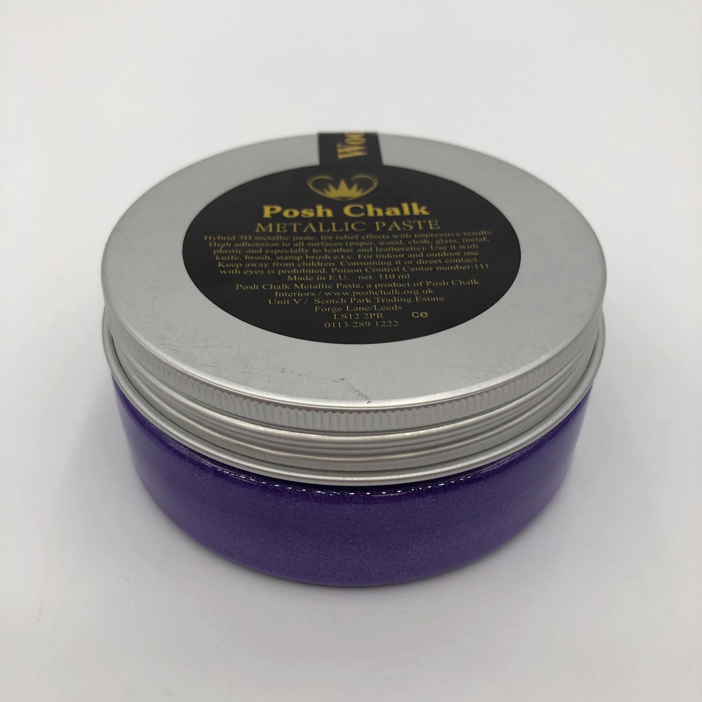 Posh Chalk Smooth Metallic Paste - Violet