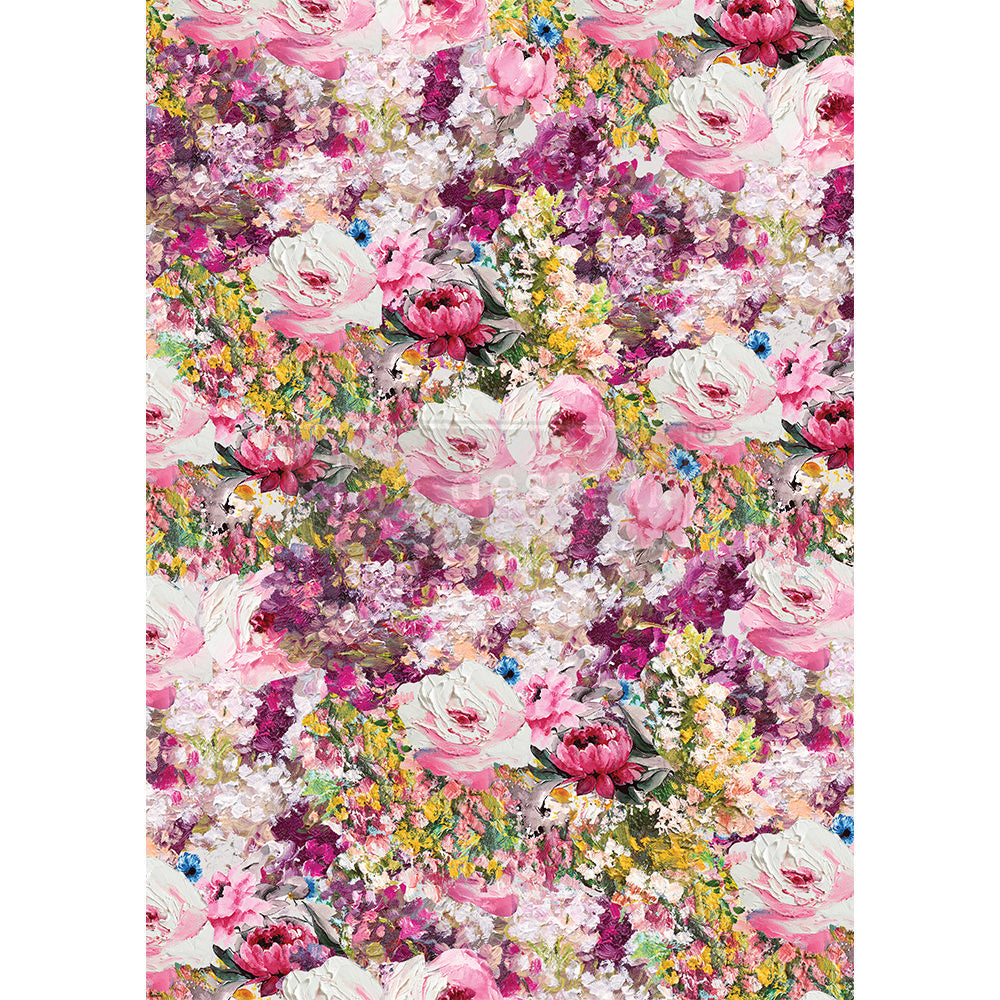 Redesign Decor Rice Paper - Fuchsia Meadow