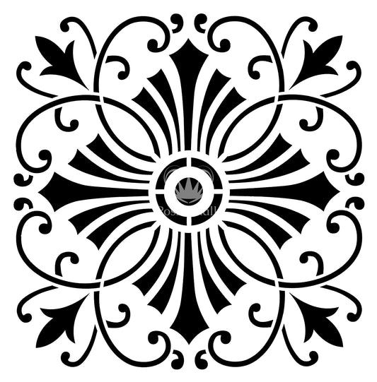 Posh Chalk Stencil - Posh Cross