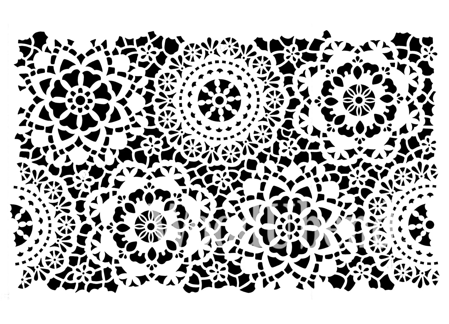 Posh Chalk Stencil - Posh Hippy Lace (120 x 80)