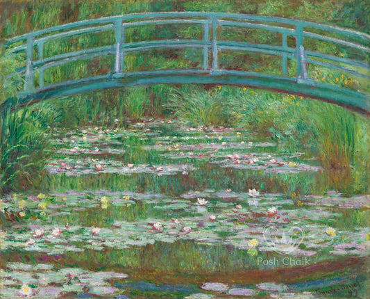 Posh Chalk Decoupage Paper - Waterlily Bridge