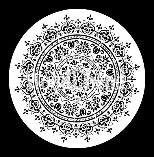 Posh Chalk Stencil - WoodUbend Mandala Large