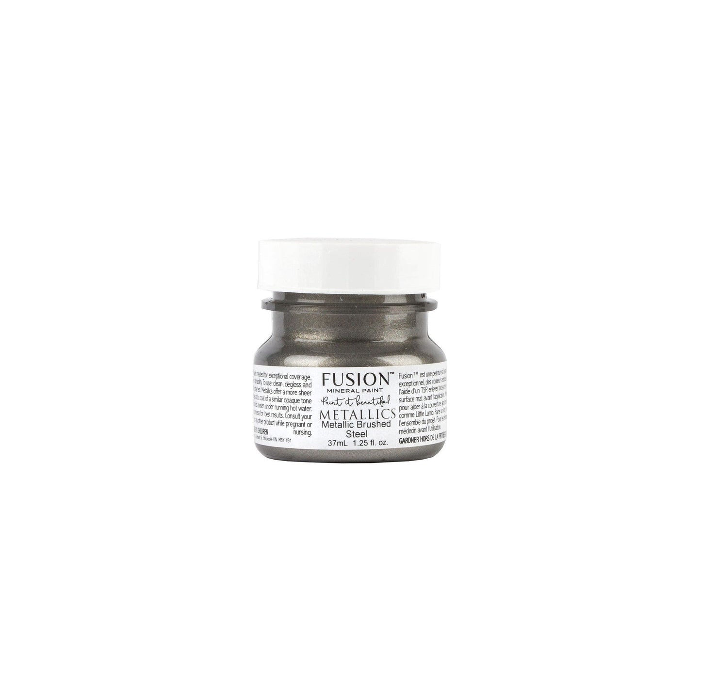 Fusion | Metallic Project Pot - Brushed Steel 37ml